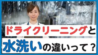 水洗いクリーニング