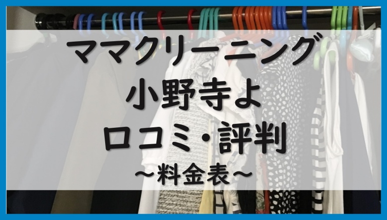 ママクリーニング小野寺よ口コミ評判料金表